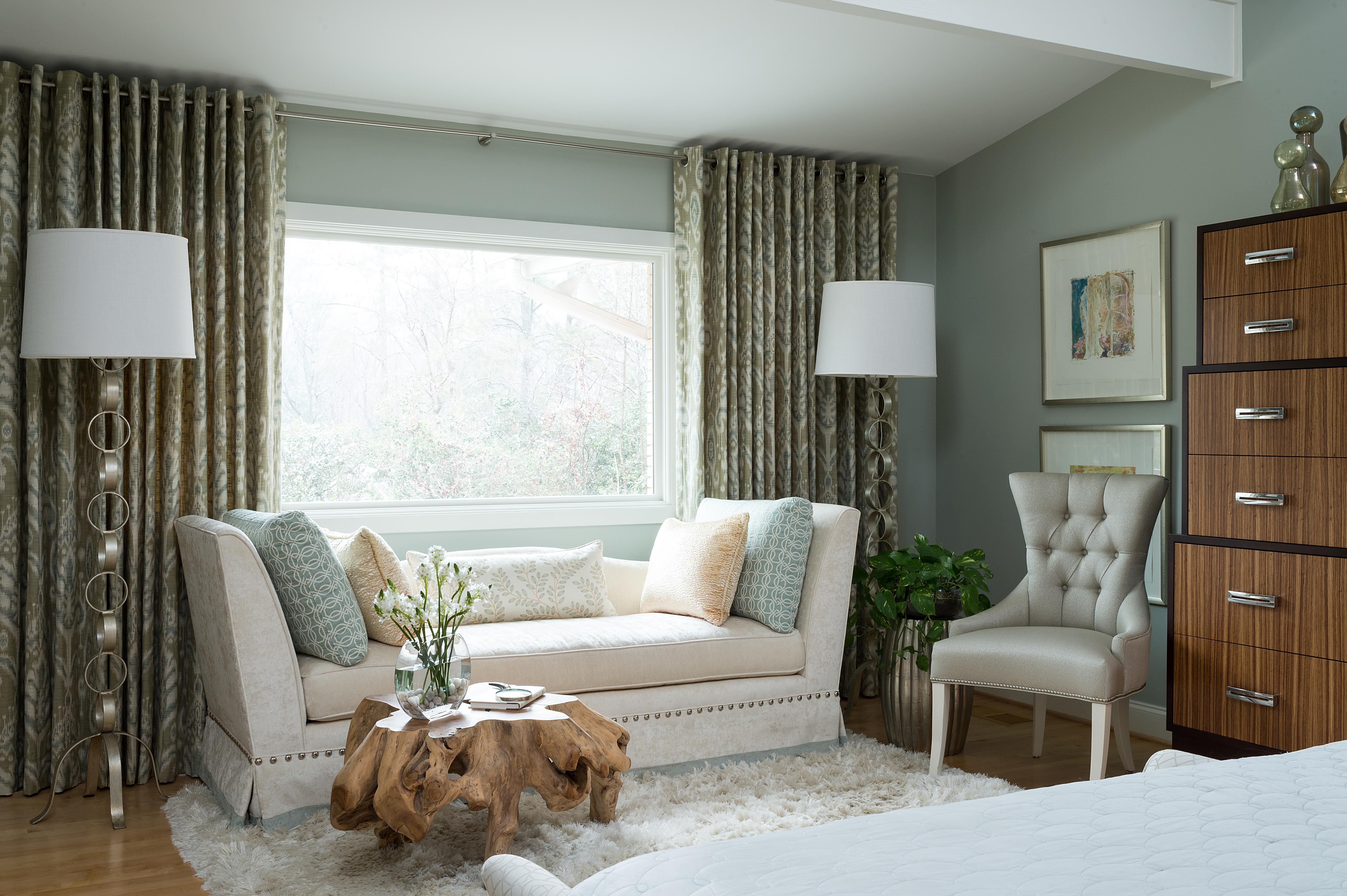 Warm, Welcoming Bedroom designed by Jeff Mifsud, Interior Classics | Atlanta Interior Design
